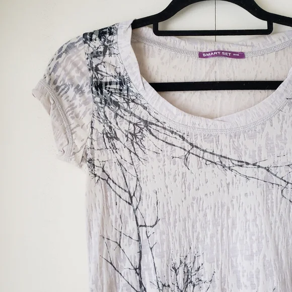 Smart Set Tree Print Tee - Picture 3 of 7